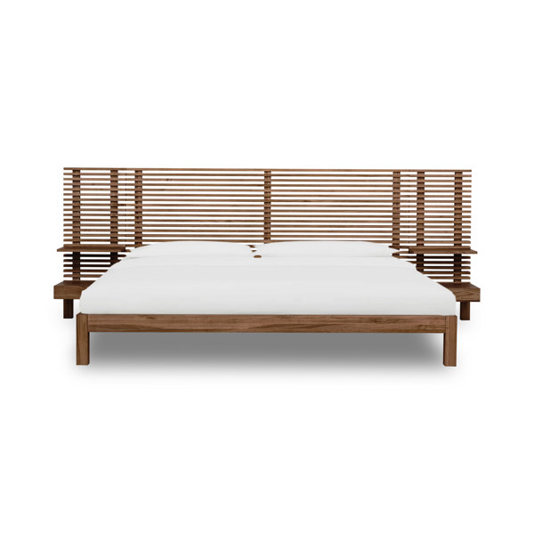 Finnian Solid Wood Panel Storage Bed AllModern